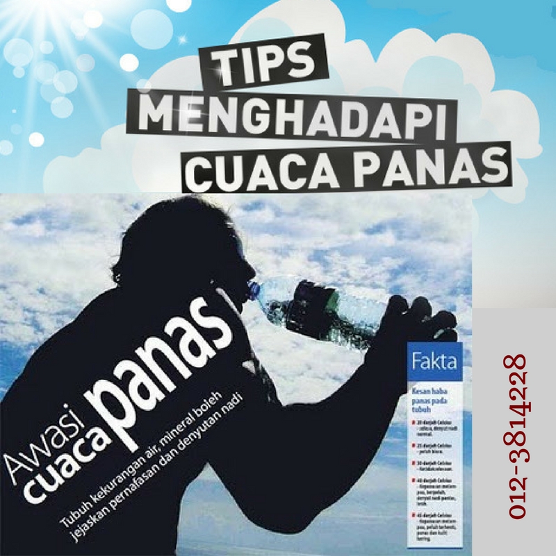 Tips menghadapi cuaca panas by Work From Home