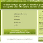 We need to play and contribute at Free Rice