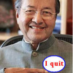 Mahathir quits UMNO